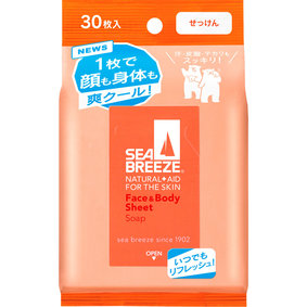 シーブリーズ フェイス&ボディシート (せっけん) 30枚