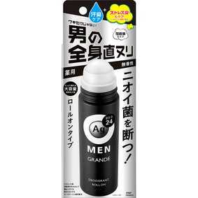 エージーデオ24 メンズデオドラントロールオン グランデ (無香性) 120mL