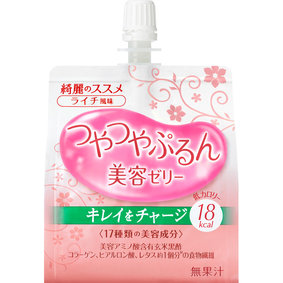 ※綺麗のススメ つやつやぷるんゼリー(ライチ風味) 150g