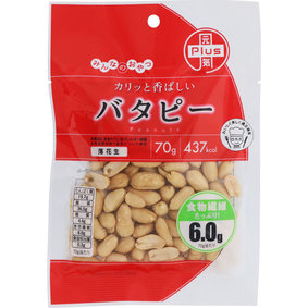 みんなのおやつ バタピー 70g