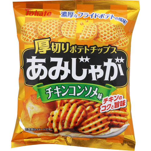 あみじゃが チキンコンソメ味 60gの商品情報 ココカラクラブ ドラッグストアのココカラファイン