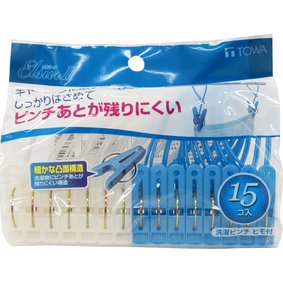 ELII 洗濯ピンチ ヒモ付 15個