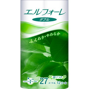 エルフォーレ トイレットティシュー(ダブル) 27m×12ロール