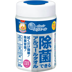 除菌できるアルコールタオル 本体 100枚