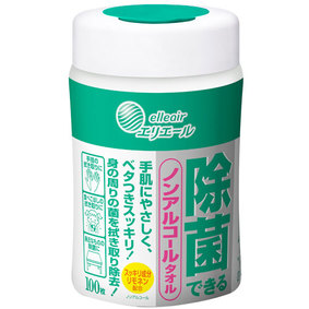 除菌できるノンアルコールタオル 本体 100枚
