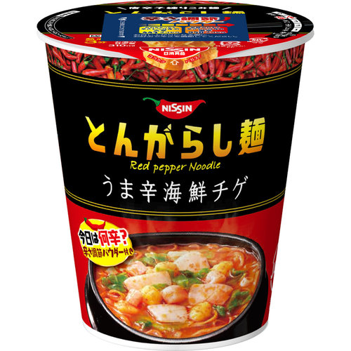 日清のとんがらし麺 うま辛海鮮チゲ 63g めん50g の商品情報 ココカラクラブ ドラッグストアのココカラファイン