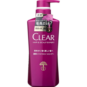 クリア 濃厚ノンシリコンシャンプー ポンプ 370g