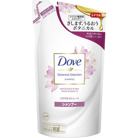 ダヴ ボタニカルセレクション つややかストレート シャンプー つめかえ用 350g