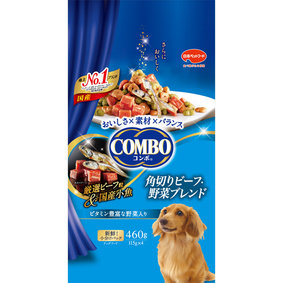 コンボ ドッグ 角切りビーフ・野菜ブレンド 460g(115g×4袋)