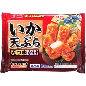 ※いか天ぷら 天つゆかけ 6個(126g)