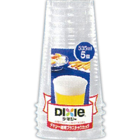 透明プラスチックカップ 535mL 5個