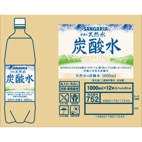 ※伊賀の天然水炭酸水 1000mL×12本