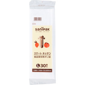 スマートキッチン 食品保存袋 L 30枚