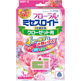 フローラルミセスロイドクローゼット用 1年 フローラルブーケの香り 3個