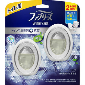 ファブリーズW消臭 トイレ用消臭剤+抗菌 ナチュラル・マウンテン・エア 6mL×2個