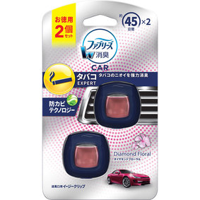 ファブリーズ イージークリップ タバコエキスパート ダイヤモンドフローラル 2.2mL×2個