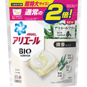 アリエール バイオサイエンスジェルボール微香 つめかえ用 超特大サイズ 548g(30個)