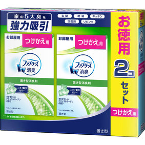 置き型ファブリーズ すがすがしいナチュラルガーデンの香り つけかえ用 130g×2個