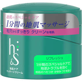h&s リフレッシュ 地肌マッサージクリーム 185g