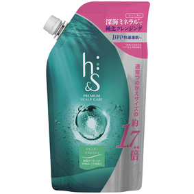 h&s リフレッシュ シャンプー つめかえ用 特大サイズ 550mL