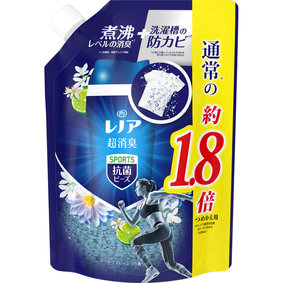 レノア本格消臭スポーツ抗菌ビーズ クールリフレッシュの香り 詰替超特大 760mL
