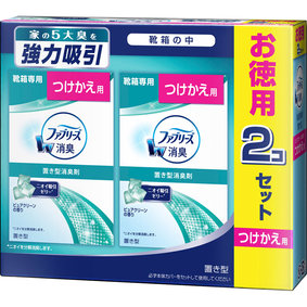 置き型ファブリーズ 靴箱専用ピュアクリーンの香り つけかえ用 130g×2個