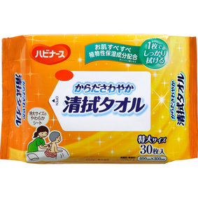 ハビナース からださわやか清拭タオル 30枚