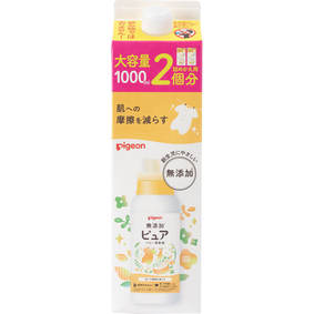 赤ちゃんの柔軟剤 ベビーソフター ひだまりフラワーの香り 詰めかえ用 2回分 1L