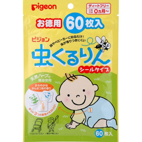 虫くるりん シールタイプ 60枚