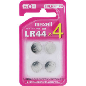 アルカリボタン電池 LR44 4BS C 4個