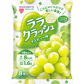 マンナンライフ ララクラッシュ マスカット味 192g(24g×8個)