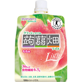 ※クラッシュタイプの蒟蒻畑ライト もも味 150g