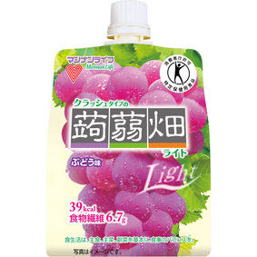 ※クラッシュタイプの蒟蒻畑ライト ぶどう味 150g