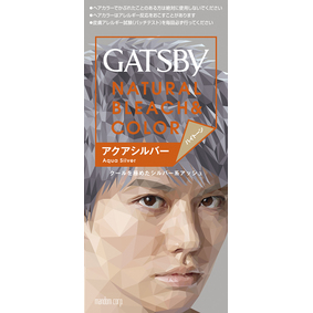 ギャツビー ナチュラルブリーチカラー アクアシルバー 1個