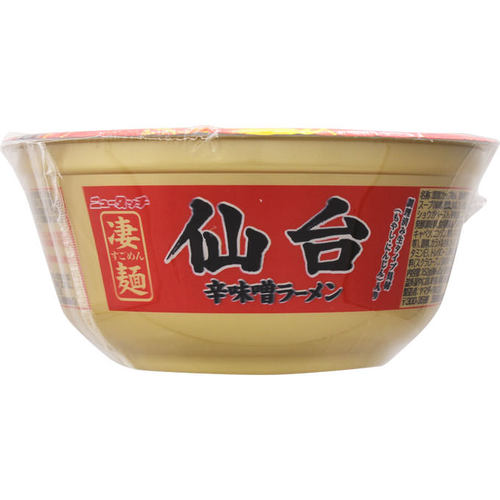 ニュータッチ 凄麺 仙台辛味噌ラーメン 152g めん65g の商品情報 ココカラクラブ ドラッグストアのココカラファイン