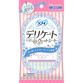 ソフィデリケートウェット 無香料 12枚(6枚×2個)