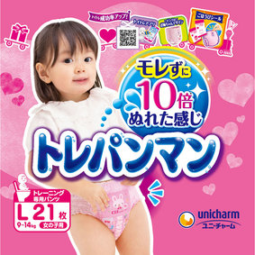 トレパンマン 女の子用L 21枚