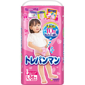 トレパンマン 女の子用L 36枚