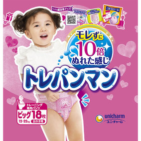 トレパンマン 女の子用ビッグ 18枚