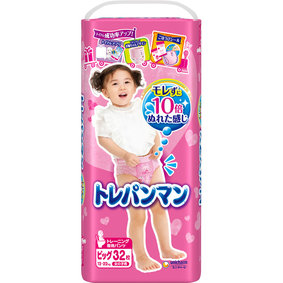 トレパンマン 女の子用ビッグ 32枚