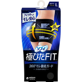 ソフィ 極ぴたFIT 超安心ナイト L ナイトブラック 1枚