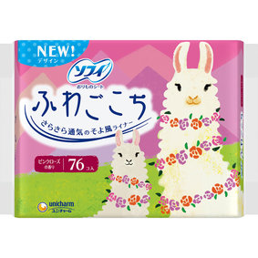 ソフィふわごこち ピンクローズの香り 76個
