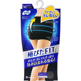 ソフィ極ぴたFITセイフティフィット M ブラック 1枚