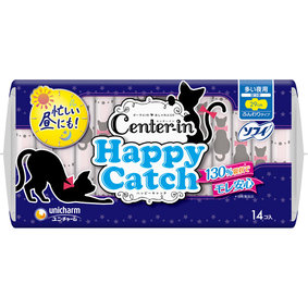 センターインハッピーキャッチ 多い夜用 14枚
