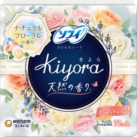 ソフィ Kiyora ホワイトフローラル 72個