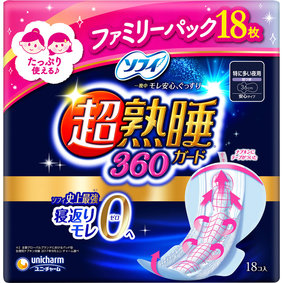 ソフィ超熟睡ガード 360 18枚