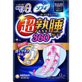 ソフィ 超熟睡ガード 360 12個