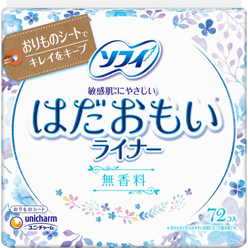 ソフィ はだおもいライナー 無香料 72枚の商品情報 ココカラクラブ ドラッグストアのココカラファイン