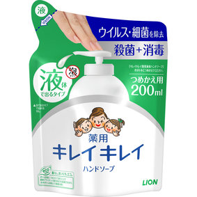 キレイキレイ 薬用液体ハンドソープ つめかえ用 200mL