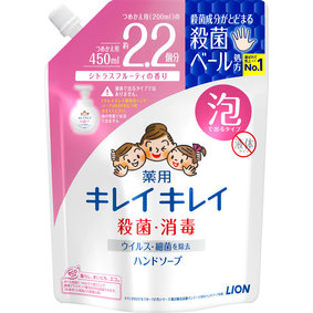 キレイキレイ 薬用泡ハンドソープ つめかえ用大型サイズ 450mL